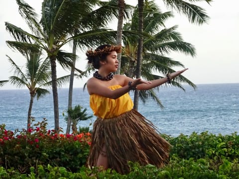 There are many options nearby to watch the beautiful hulu dancers perform.