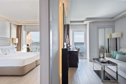 The Level, Junior Suite, Sea View (Adults Only) | Egyptian cotton sheets, premium bedding, minibar, in-room safe
