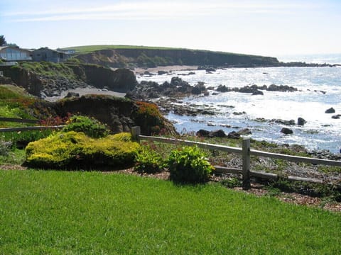 Ocean view to the south - That is "Pirate's Cove" in the distance, part of the East/West Ranch. This ranch is owned by the town, and has miles of trails crawling all over it.