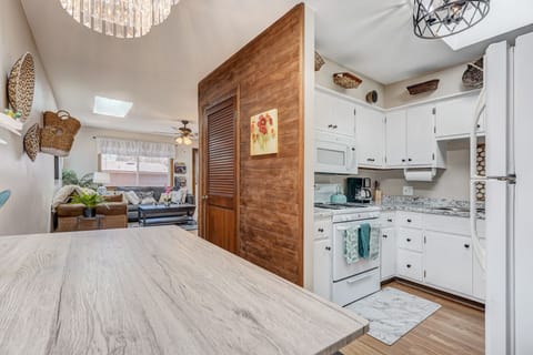 View from the table in the kitchen