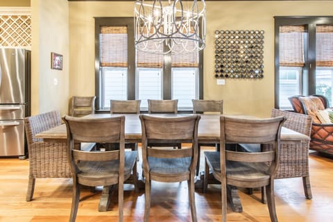 Unique Chandelier- Dining set seats 8