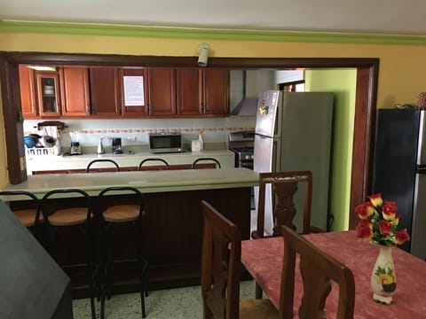 Comfort Double Room | Private kitchen | Full-size fridge, microwave, oven, stovetop