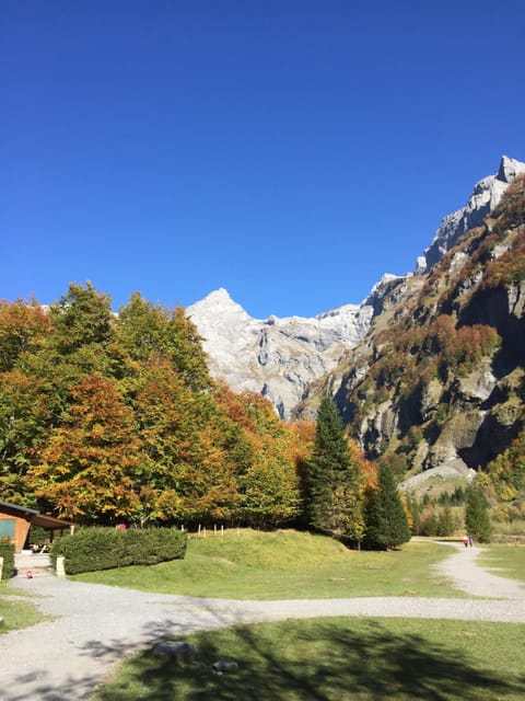 View of valley walk at Sixt Fer a Cheval.