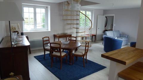 Living-room and dining-room