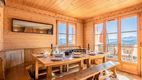 Share meals and laughs at the dining table.