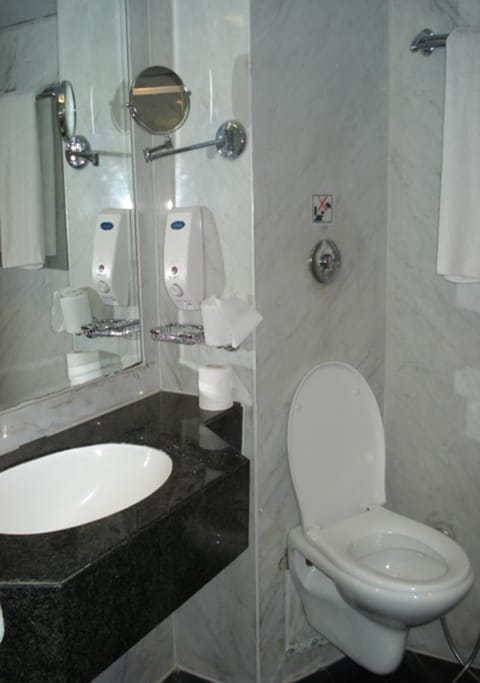 Standard Cabin (4 Nights, Luxor to Aswan, on Thursday) | Bathroom | Combined shower/tub, free toiletries, hair dryer