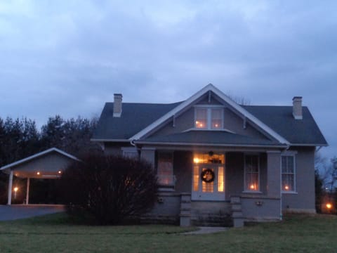 Front of property - evening/night