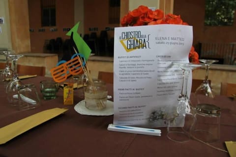 Dinner served, local and international cuisine