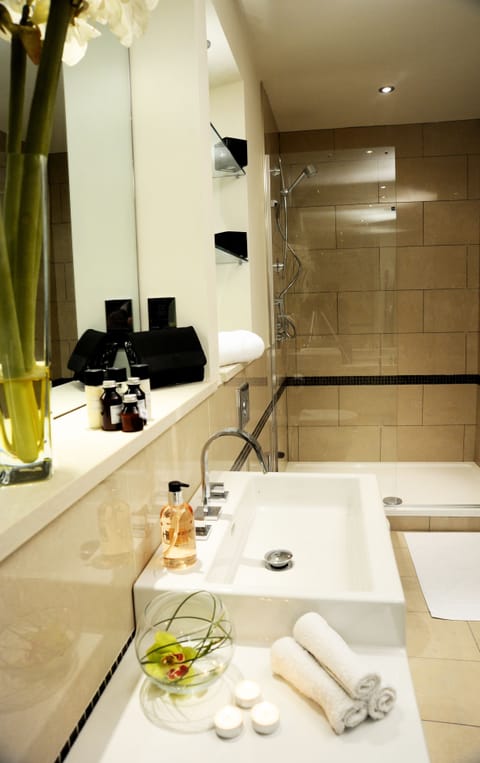 Superior Room | Bathroom | Free toiletries, hair dryer, bathrobes, slippers