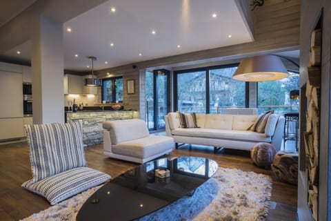 Living Room with Kitchen