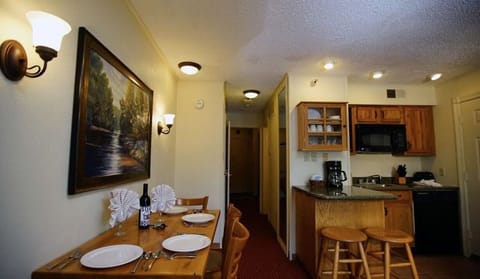 View of kitchenette area