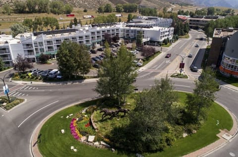 Birdseye view of The Christie Lodge