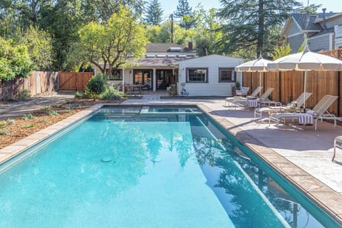 Relax by the private pool or enjoy the spa