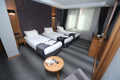 Standard Triple Room | 1 bedroom, memory foam beds, minibar, in-room safe