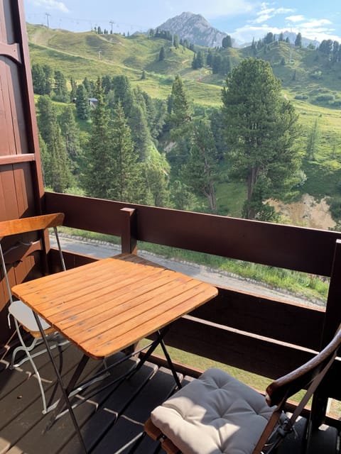 balcony view in summer