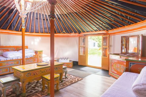 Family Yurt | Individually decorated, individually furnished