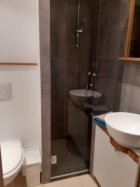 Family Apartment, 1 Double Bed with Sofa bed, Non Smoking, Park View (25-26 Appart 2/4 pers) | Bathroom | Shower, towels