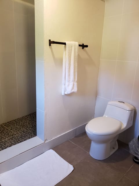 Family Room, 2 Queen Beds, Non Smoking | Bathroom | Shower, free toiletries, towels