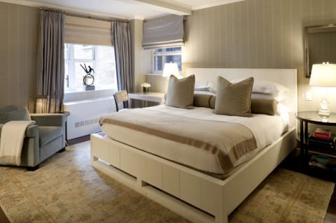 Room, 1 King Bed (Lowell) | Frette Italian sheets, premium bedding, down comforters, minibar