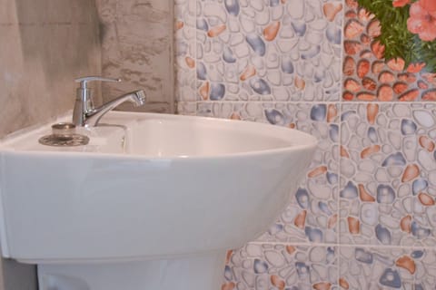 Standard Double Room, 1 King Bed, Non Smoking | Bathroom amenities | Shower, rainfall showerhead, free toiletries, hair dryer