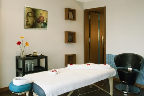 Couples treatment rooms, deep-tissue massages, body wraps, body scrubs