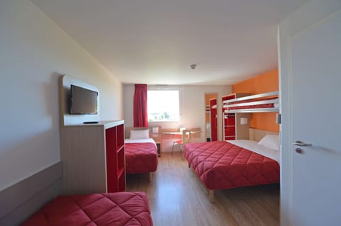Standard Room, Multiple Beds | Premium bedding, individually furnished, desk, laptop workspace
