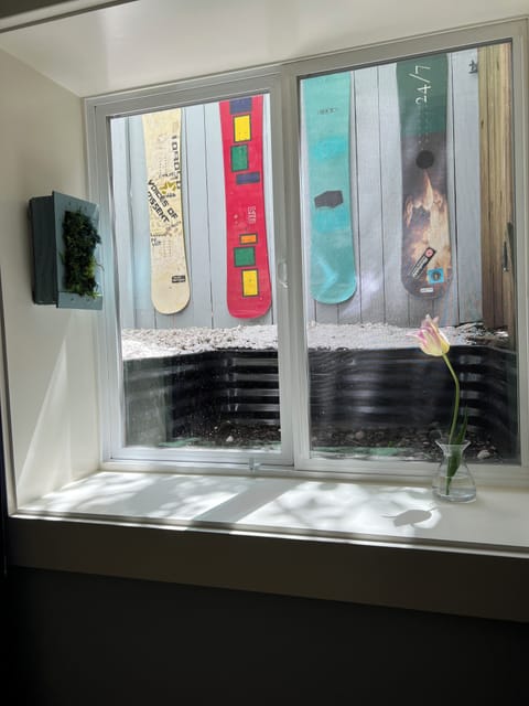 UNit 2: Snow scene out the window