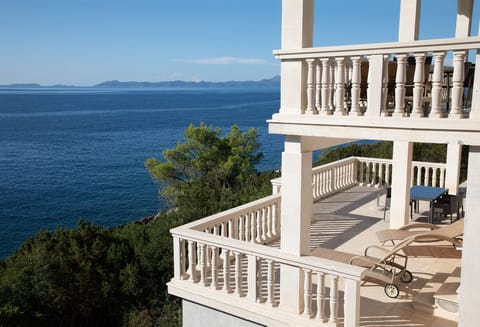 AngeloftheAdriatic's two terraces overlooking the Adriatic and Lastovo Island