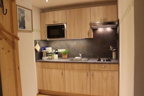 Studio | Private kitchenette | Fridge, microwave, stovetop, electric kettle