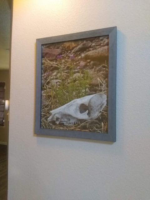 We have several one of a kind pieces from a local photographer. 