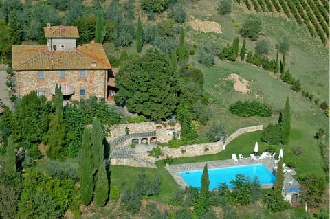 Villa Carmignani, aereal view