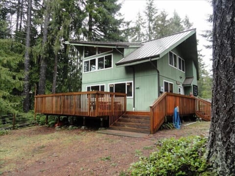 Side View of house and south deck