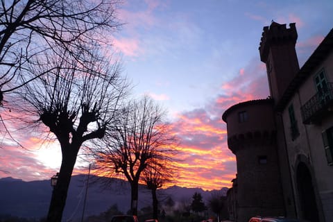 Winter shot of the lovely sunset views in Castiglione village 2 minute walk