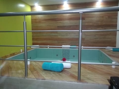 Spa tub, steam room