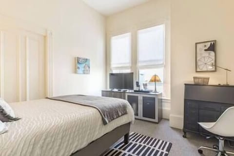 Bedroom with desk