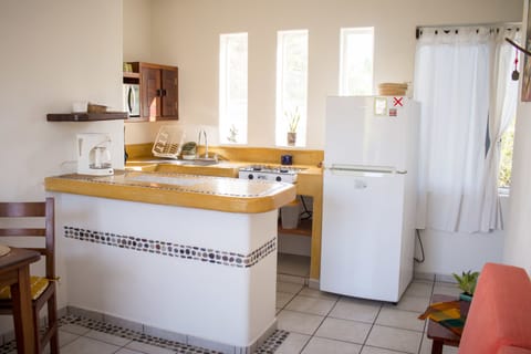 Villa Delfin y Villa Gaviota | Private kitchen | Fridge, microwave, stovetop, coffee/tea maker