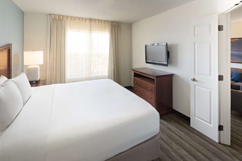 Suite, 2 Bedrooms | In-room safe, desk, blackout drapes, iron/ironing board