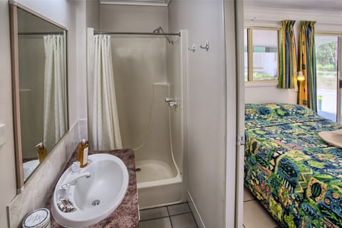 Studio Cabin | Bathroom | Shower, hair dryer, towels