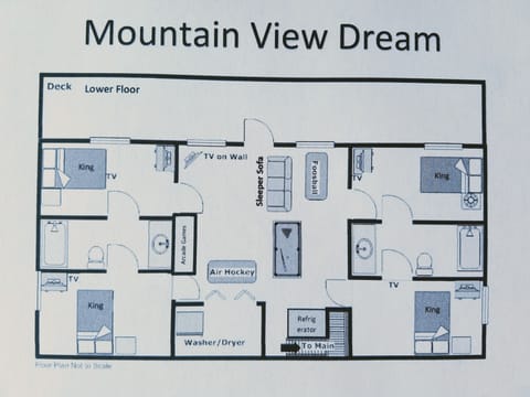 Game deck floor plan