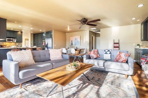 Soft, plush sofa set