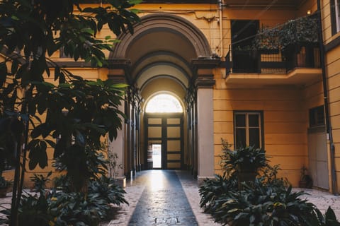 Interior entrance