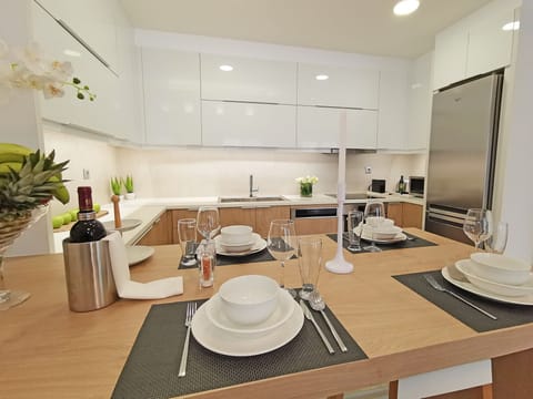 Modern fully equipped kitchen
