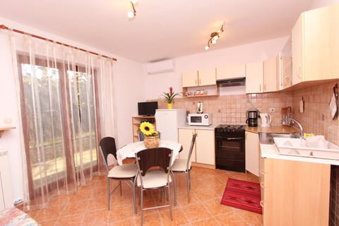 Apartment, 2 Bedrooms | Private kitchen | Fridge, coffee/tea maker, electric kettle, toaster