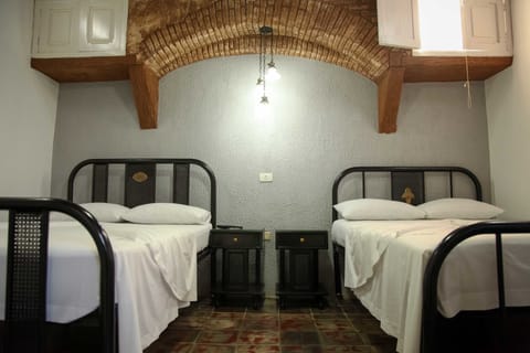 Basic Quadruple Room, 2 Queen Beds, Accessible, Courtyard View | Premium bedding, down comforters, Select Comfort beds, minibar