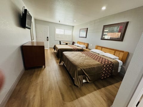Room, 2 Queen Beds, Non Smoking | Desk, free WiFi, bed sheets