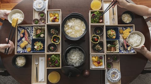 Daily Japanese breakfast (JPY 4400 per person)