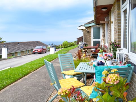 Sitting-out-area with wonderful views | Woolacombe Folly, Woolacombe, near Ilfracombe