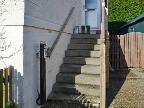 External stairs | Whitelee Farm - Rowan Cottage, Byrness Village, nr. Otterburn