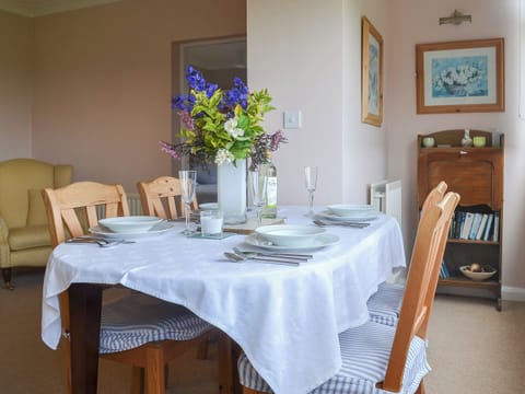Appealing dining area with lovely table and chairs | Jasmine Cottage, Consett, near Durham
