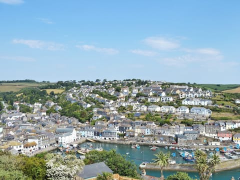 Spectacular views directly over Mevagissey Harbour | Polhaun Holiday Apartments, Mevagissey, near St Austell